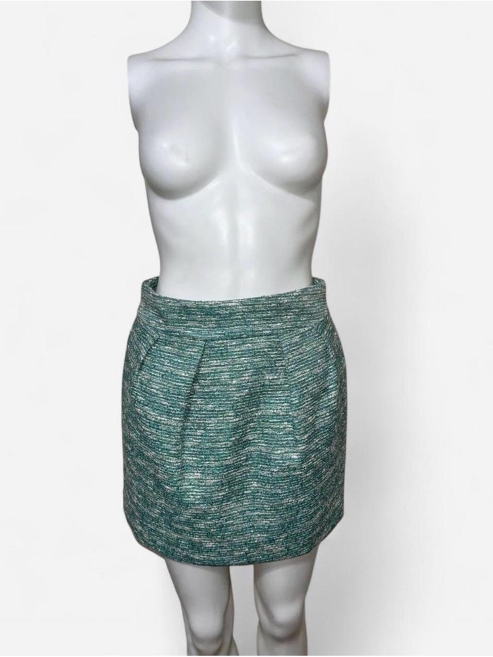 Zara women tweed skirt